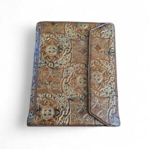 Vintage Playing Cards Caddy Wallet Portfolio 2 Decks George Neff Co